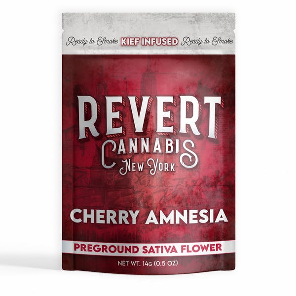 Revert Kief Infused Pre-Ground Flower Cherry Amnesia - Sativa