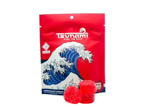 Tsunami | Tigers Blood Typhoon Gummies | 2000mg (10pk)-active