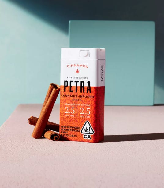 Product: Kiva Petra | Cinammon | Mints - 100mg, 100mg CBD