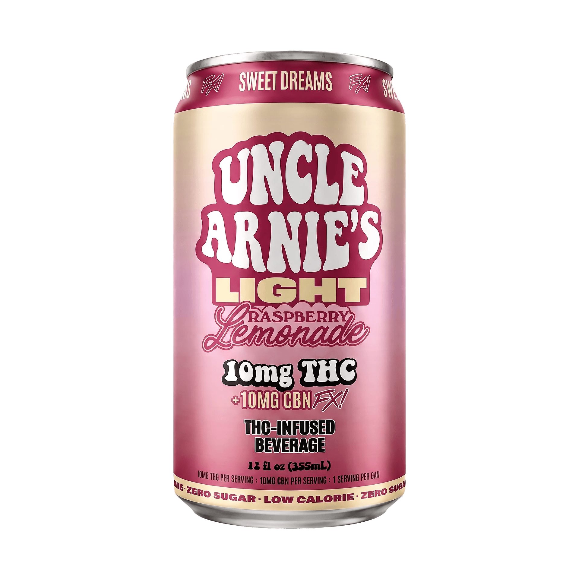 Uncle Arnie's | Light Raspberry Lemonade 1:1 THC:CBN | Beverage | 10mg