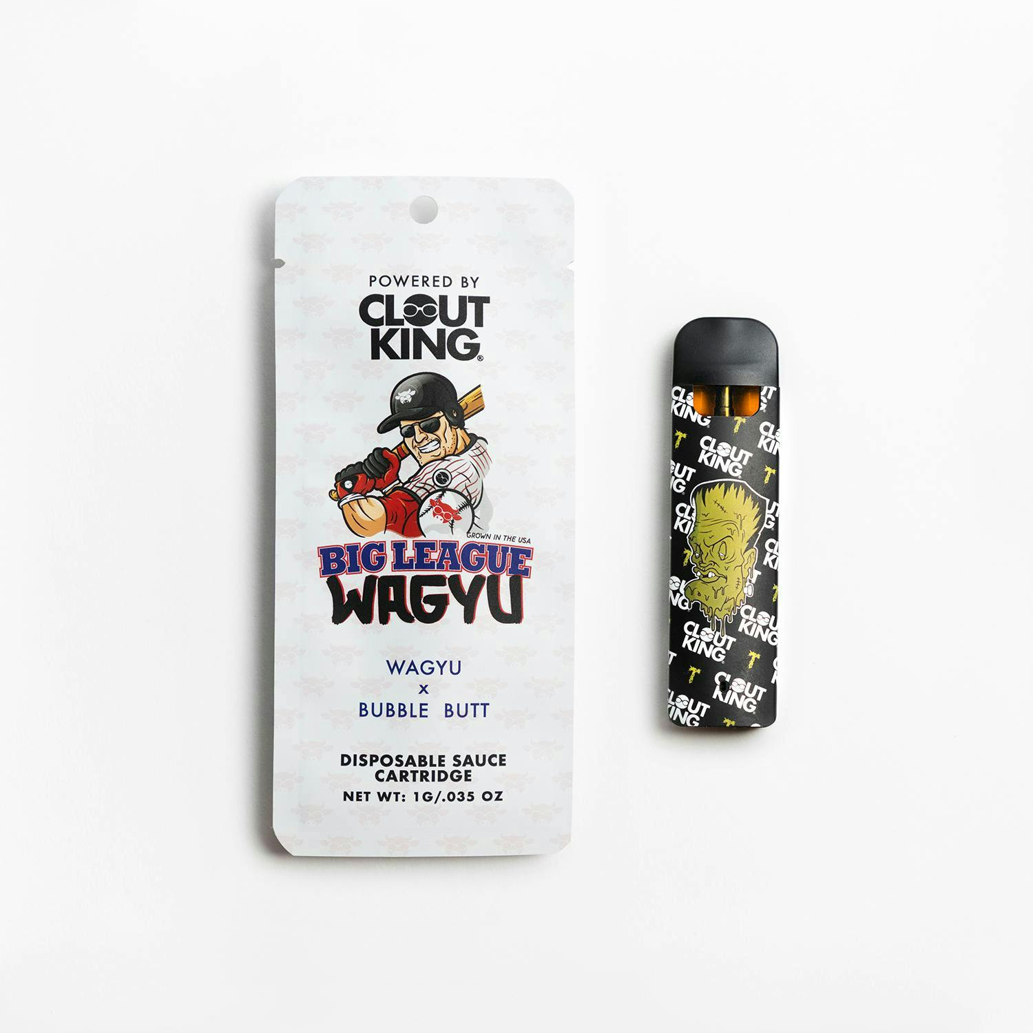 Clout King: Big League Wagyu 1G Sauce Vape Disposable | Green Acres -  Detroit
