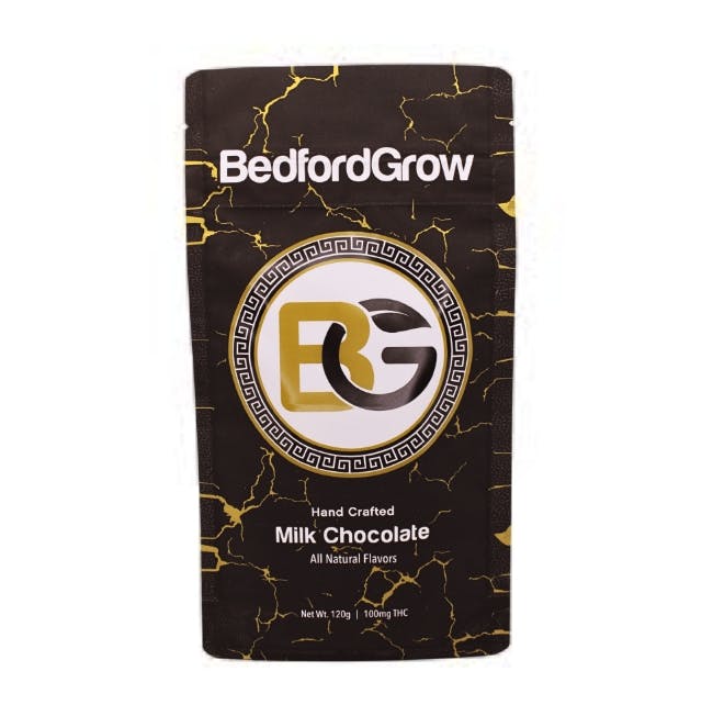 Product BG Bedford Grow Chocolate Bar - Milk Chocolate 100mg