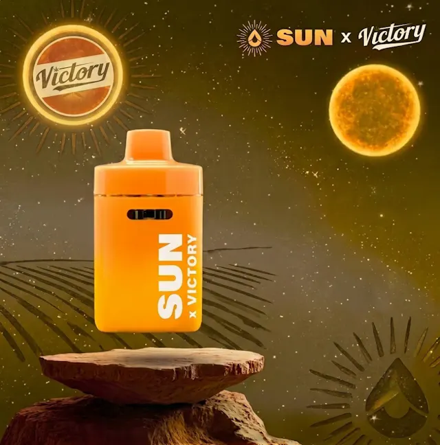 SUN x Victory Natural Farms Cured Resin Disposable Sour Blueberry 1.5g (sativa hybrid, disposables)