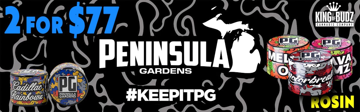 Peninsula Gardens 1g Rosin 2/$77