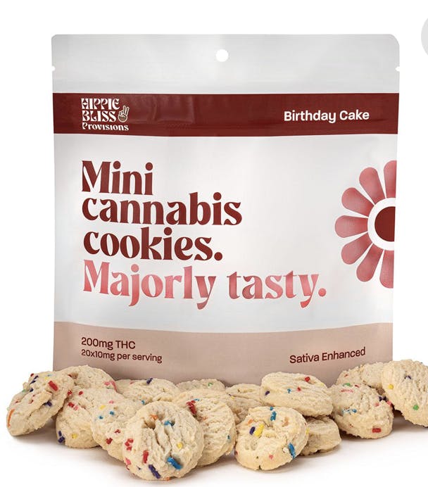 Product: Hippie Bliss | Cookies - 200mg - Birthday Cake