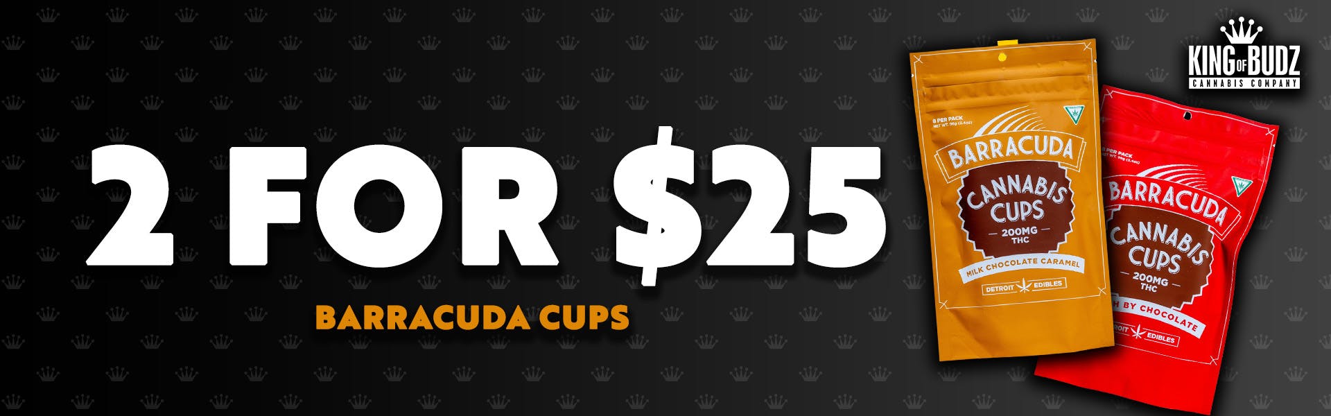 Barracuda Cups Chocolate - 2/$25