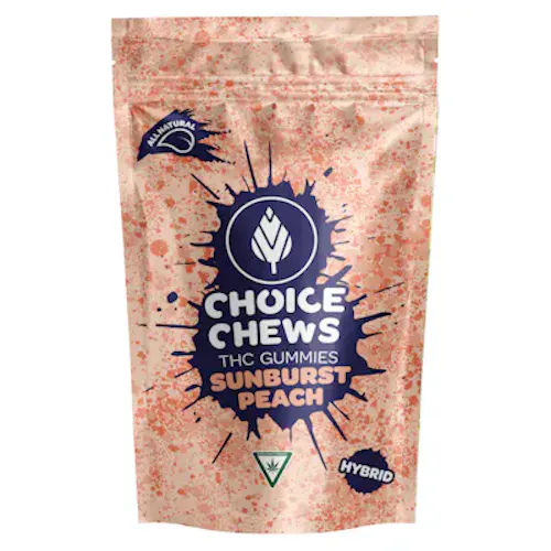 Choice Sunburst Peach Hybrid Soft Chews 200mg Rec-1