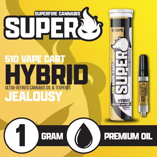 NYC Jealousy Vape Cart | Hybrid | Super Fire