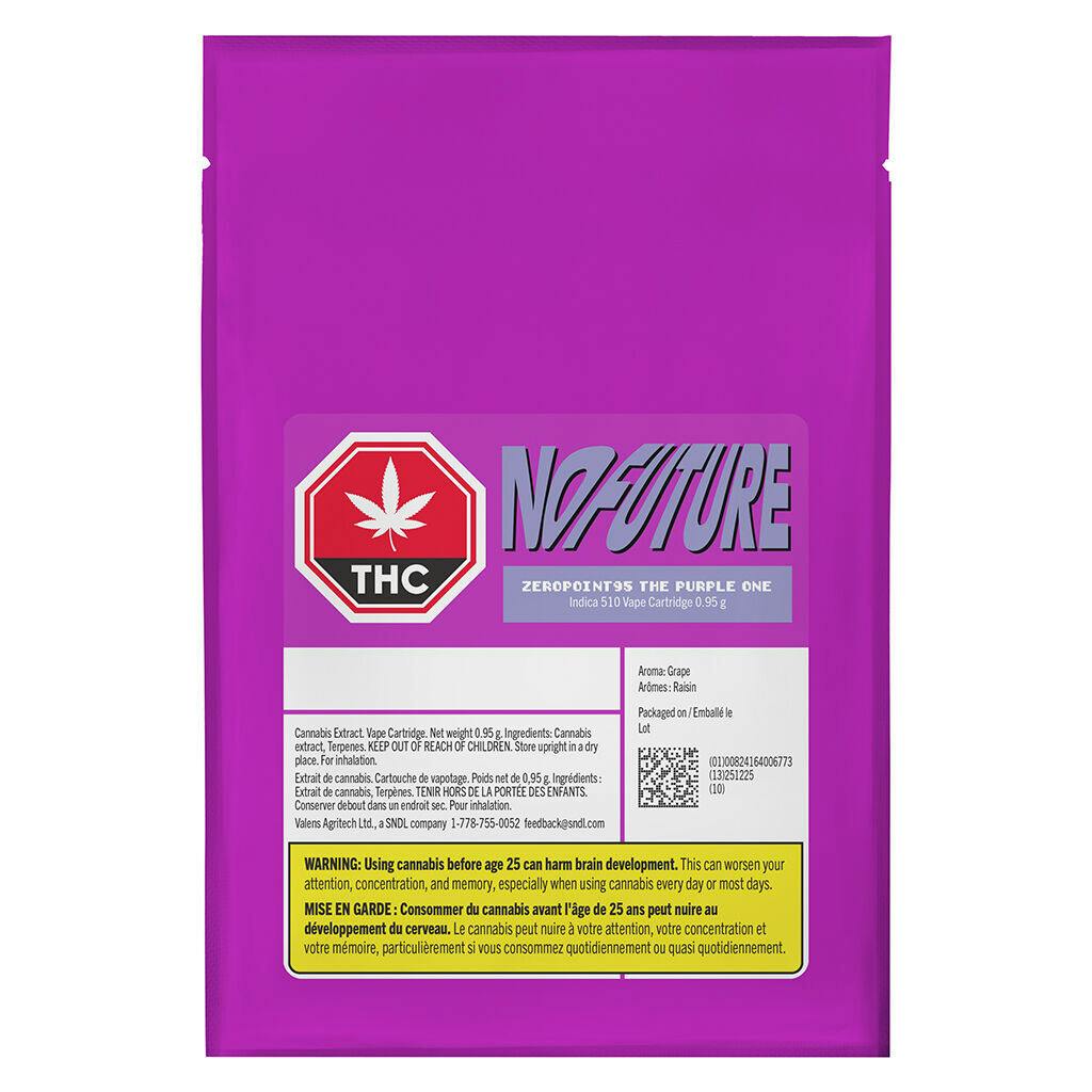 No Future - ZeroPoint95 – The Purple One 510 Thread Cartridge