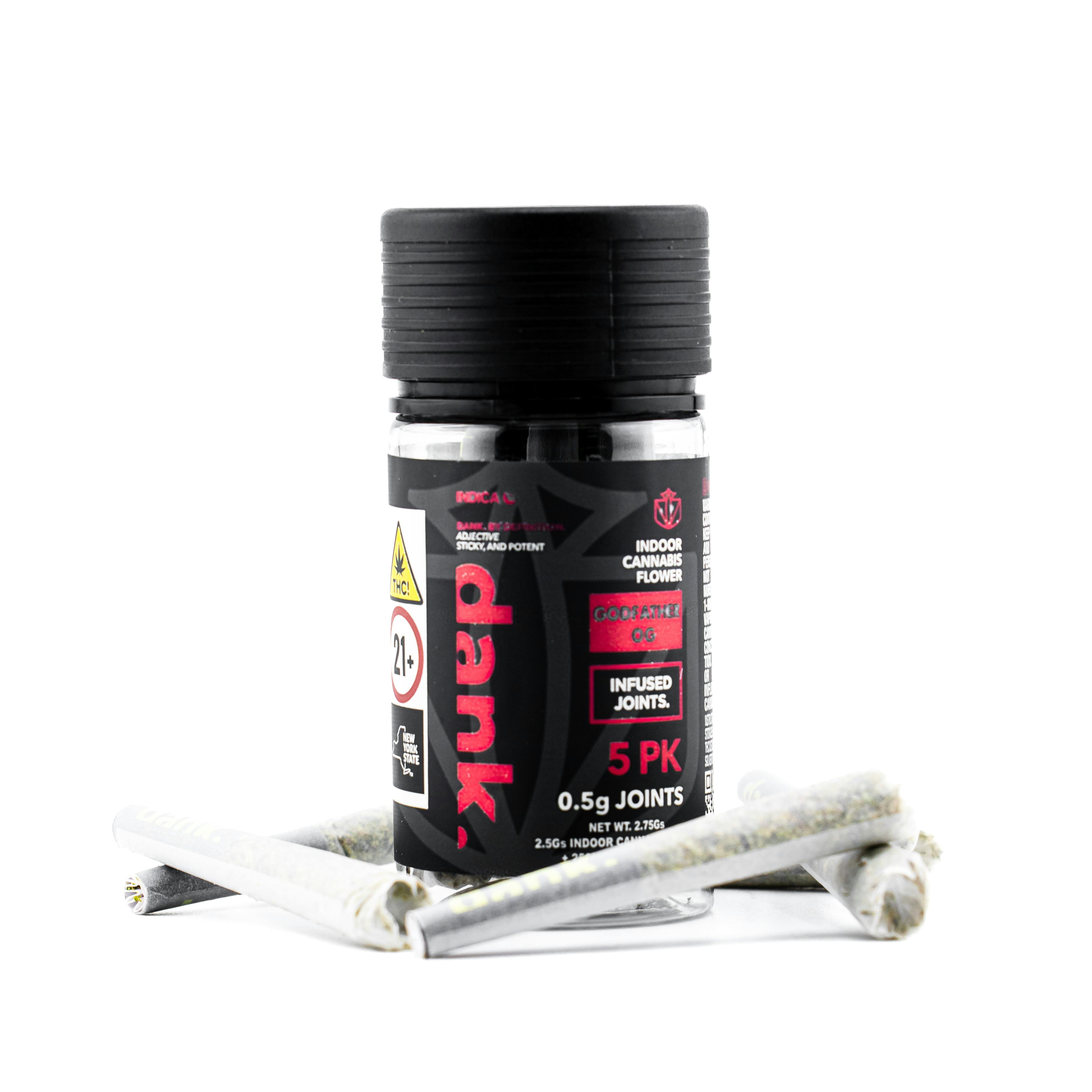 Pre-Roll | Dank | God Father OG | Infused Pre-Roll | 5pk | 2.5g