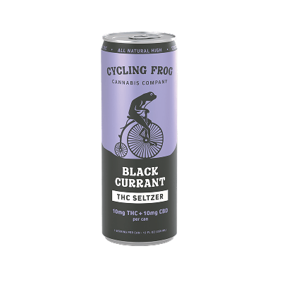 Product Cycling Frog - Black Currant - 10mg THC - 10mg CBD - Seltzer
