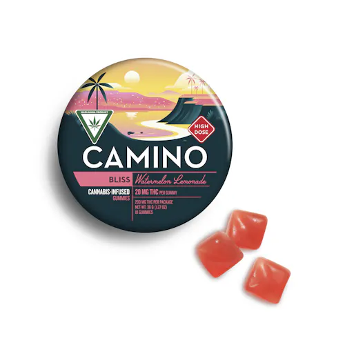 Camino | 200mg Gummies | Watermelon Lemonade-active