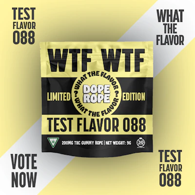 DOPE ROPE WTF | Test Flavor 088 | 200MG | LIMITED EDITION - EDIBLES by Gummy Demarco at King of Budz