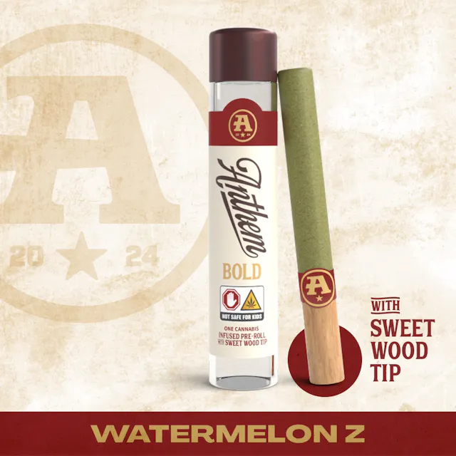 Anthem BOLD Infused Pre-Roll Watermelon Z 1g (hybrid)
