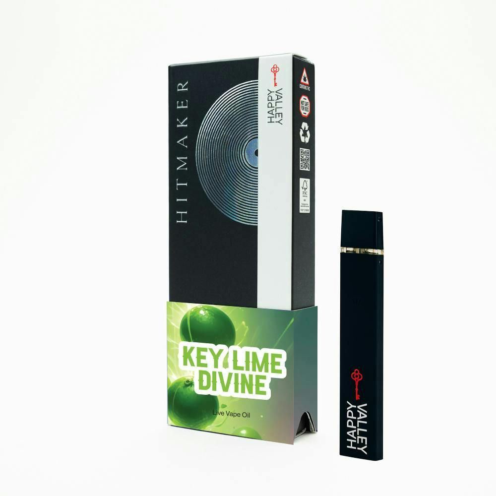 Hitmaker Key Lime Divine | 0.5g | Disposable Vape