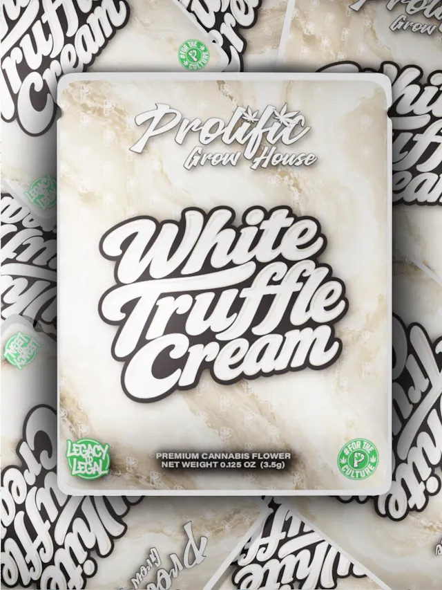 Prolific Growhouse Flower White Truffle Cream 3.5g (indica hybrid)