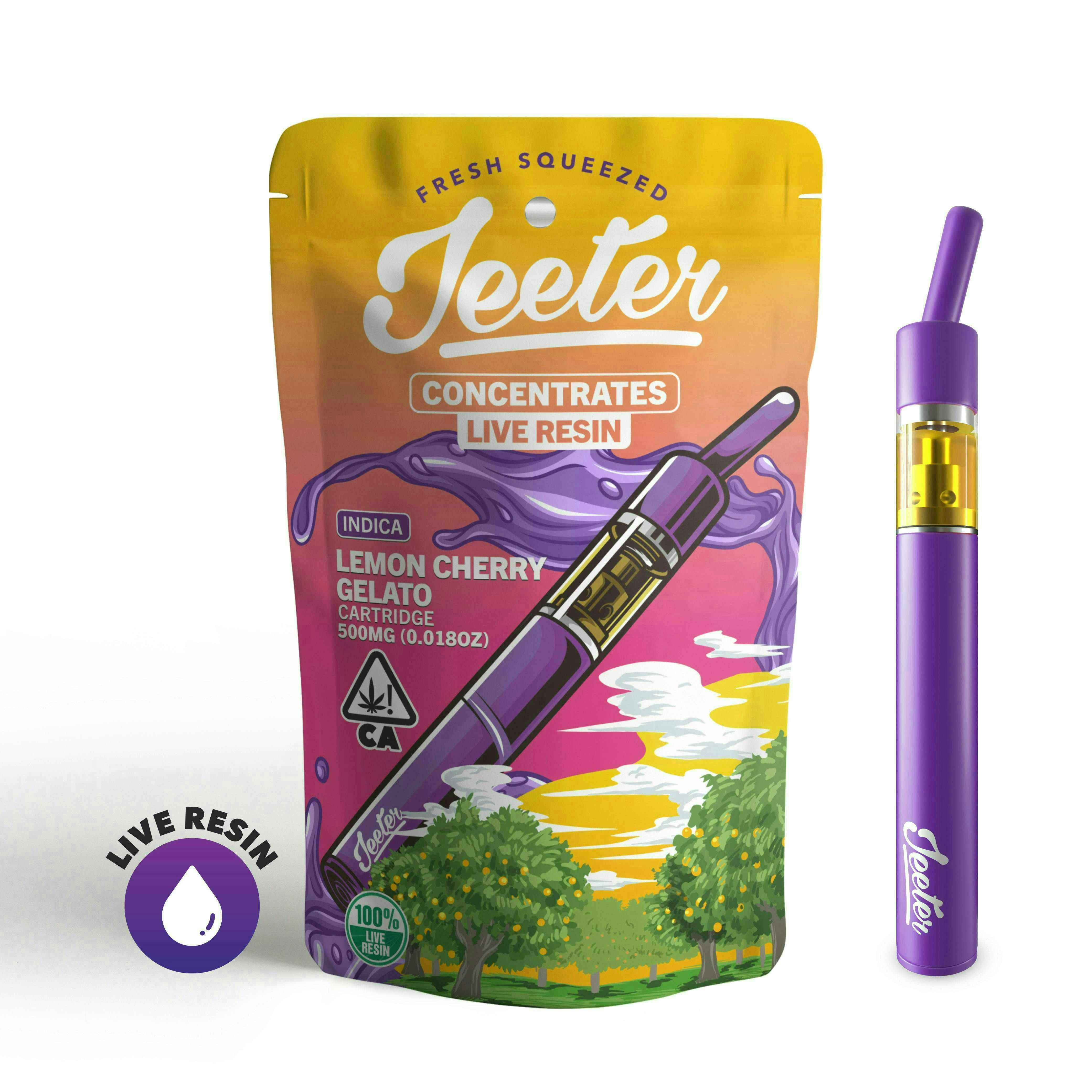 Jeeter Juice Lemon Cherry Gelato AIO Cookies San Diego