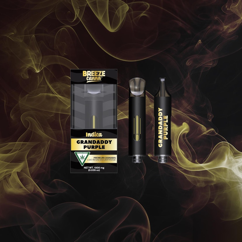 Breeze Live Resin - Granddaddy Purple Cartridge