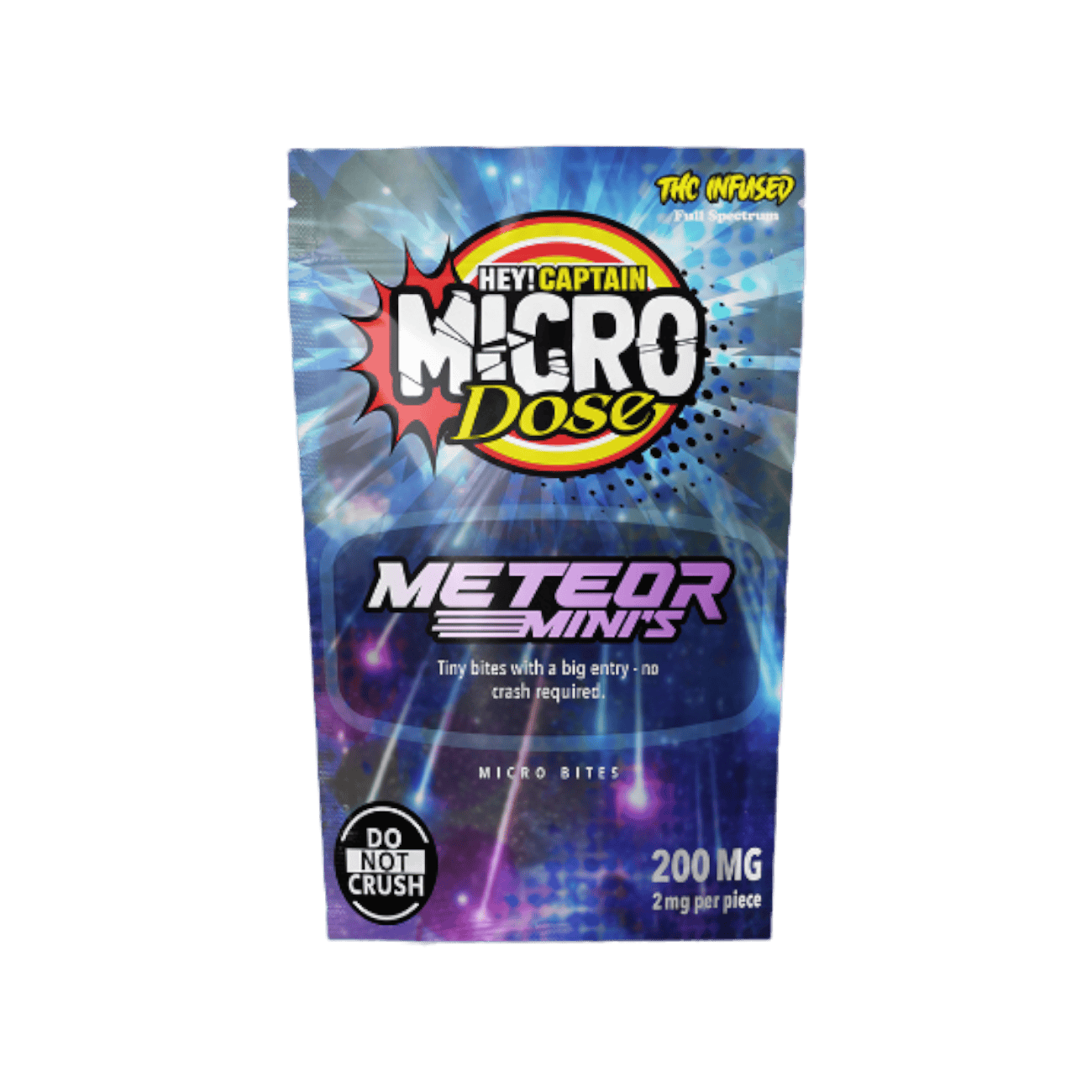 Product: Hey Captain | Microdose Bites - 200mg - Meteor Minis