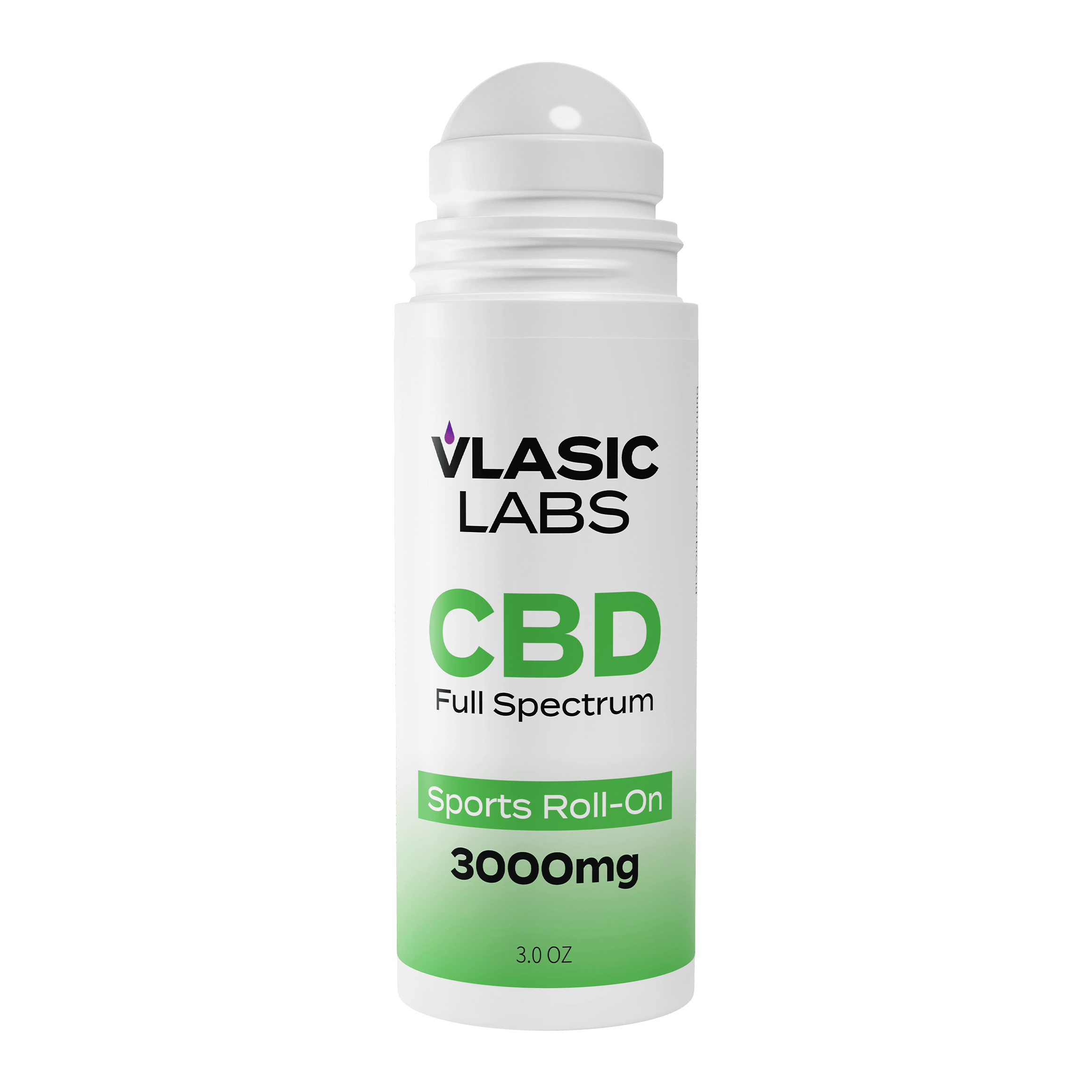 Full Spectrum CBD Sports Roll-On | 3000mg by Vlasic Labs | Buy