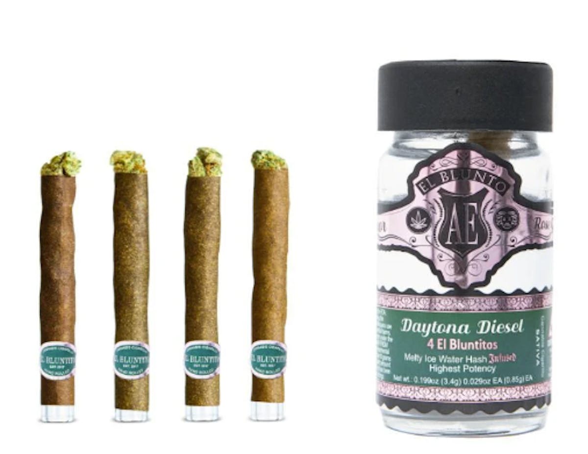 Photo of El Bluntitos Daytona Diesel 0.85g 4pk Hash Infused Blunts