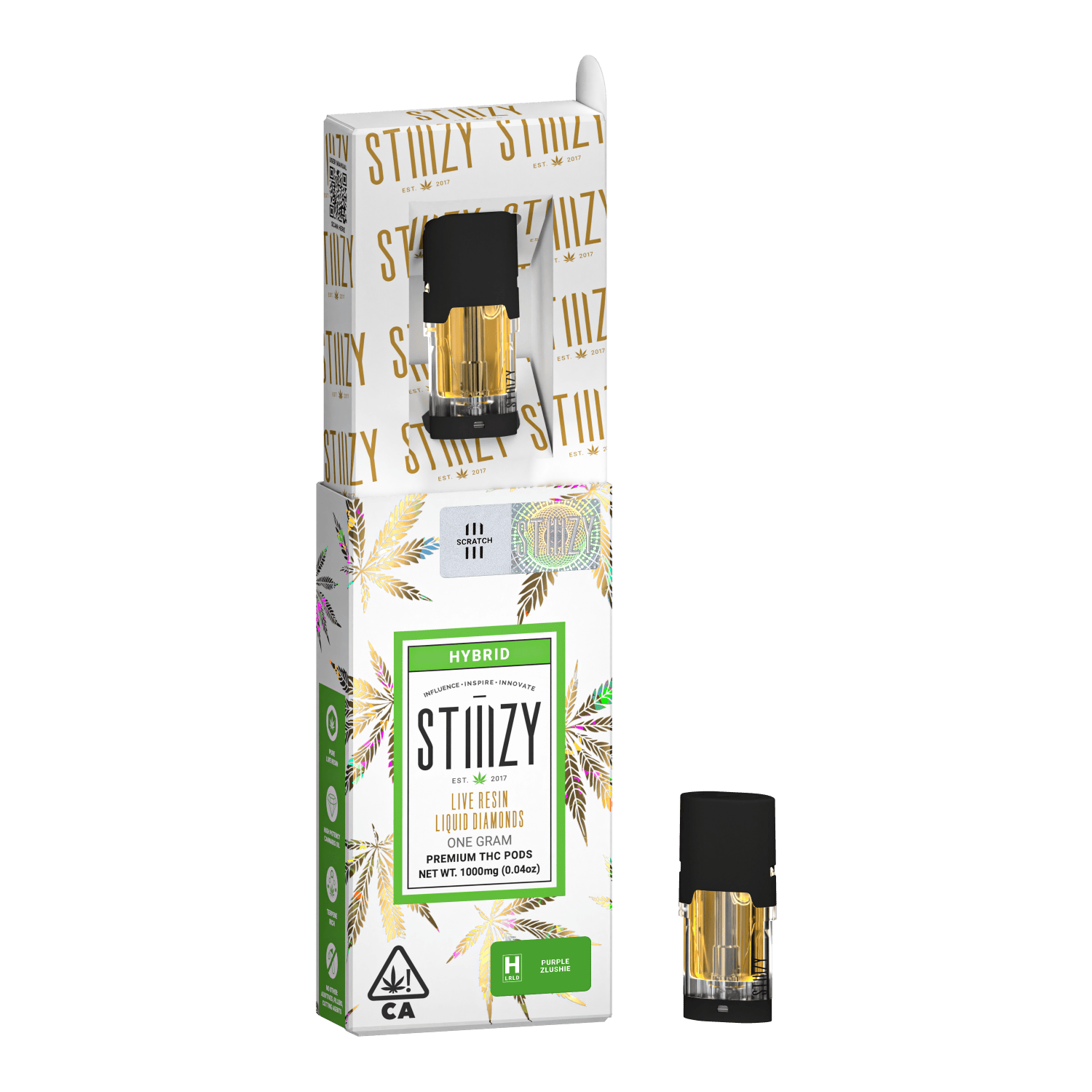 Stiiizy - 1g LQD Cartridge - Purple Zlushi