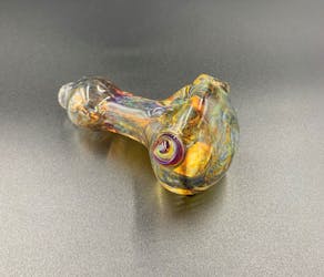 ISO Fume & Frit Pipe by Hot Mess Glass