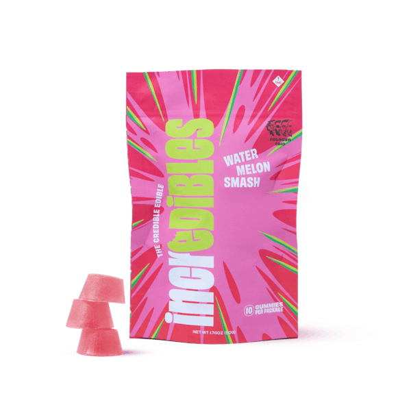 Incredibles - Watermelon Smash (10 Pack) - 100mg - Gummies