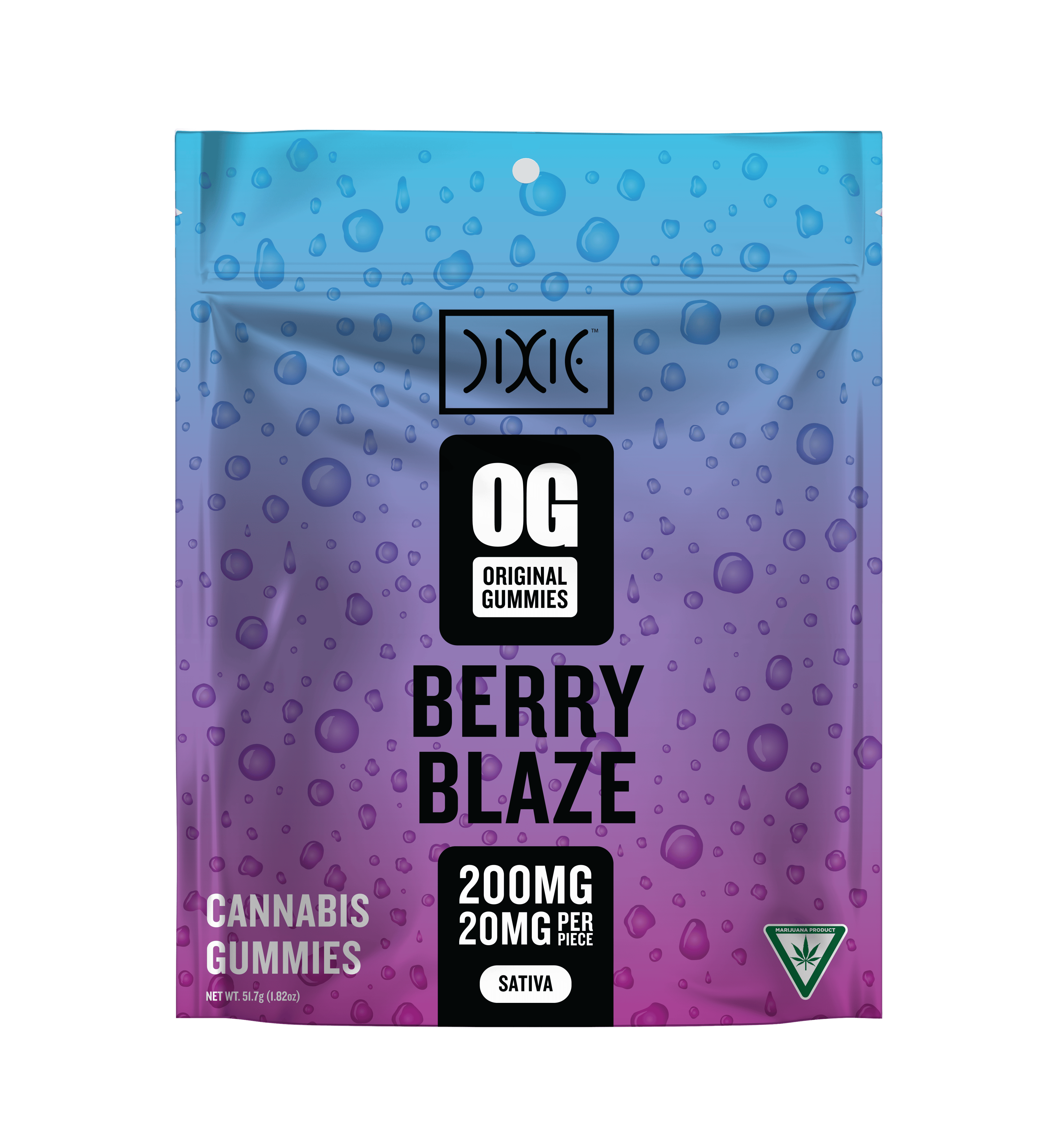 Dixie - 200mg Gummies - Berry Blaze (S)