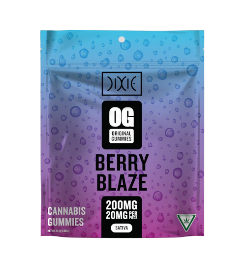 Dixie - 200mg Gummies - Berry Blaze (S)