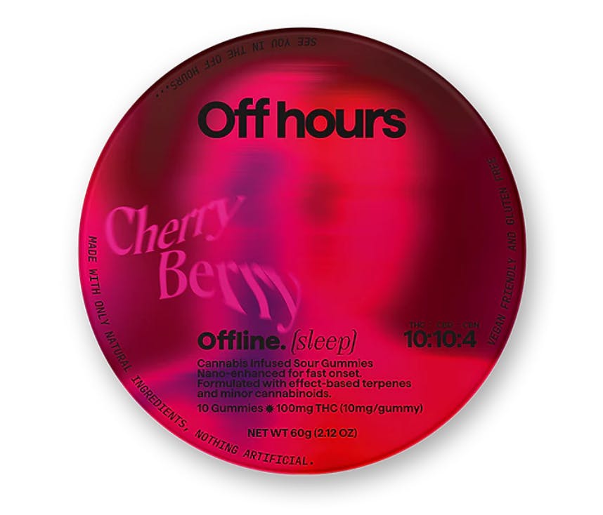 Cherry Berry | Offline | 100mg | Gummies | Off Hours