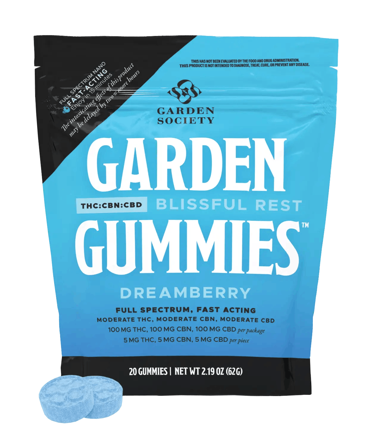 Garden Society - Dreamberry 1:1:1 Gummies
