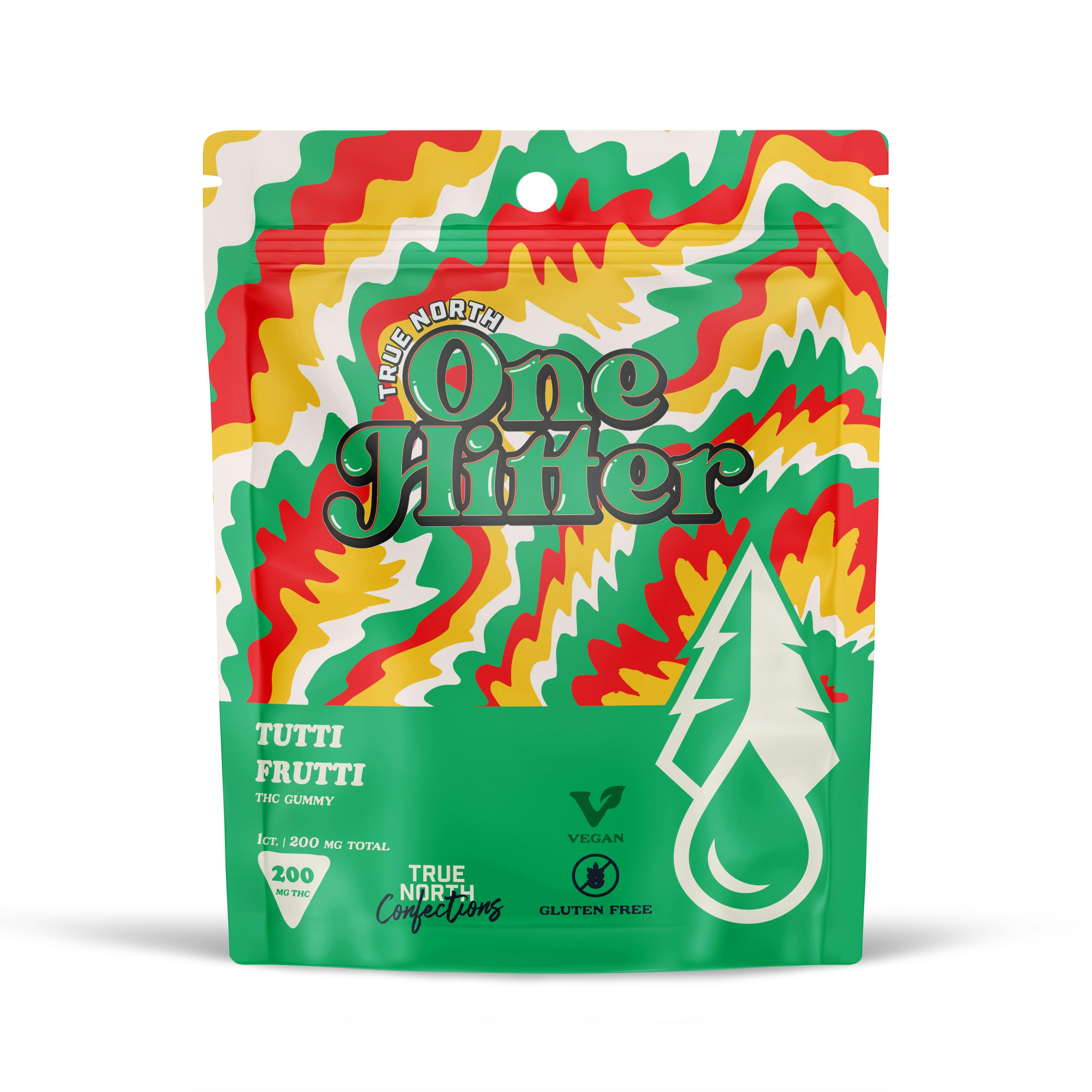 True North Confections - One Hitter Single Gummy - (200mg) - **TUTTI FRUTTI** (5/$15)