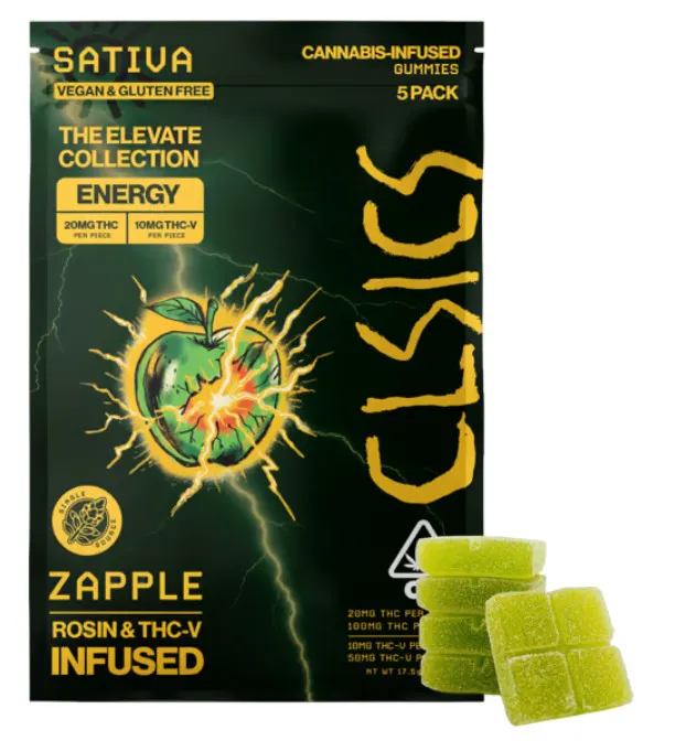 ハクビシン Clsics Live Rosin Gummies 5pk - Zapple THCv /THC 100mg