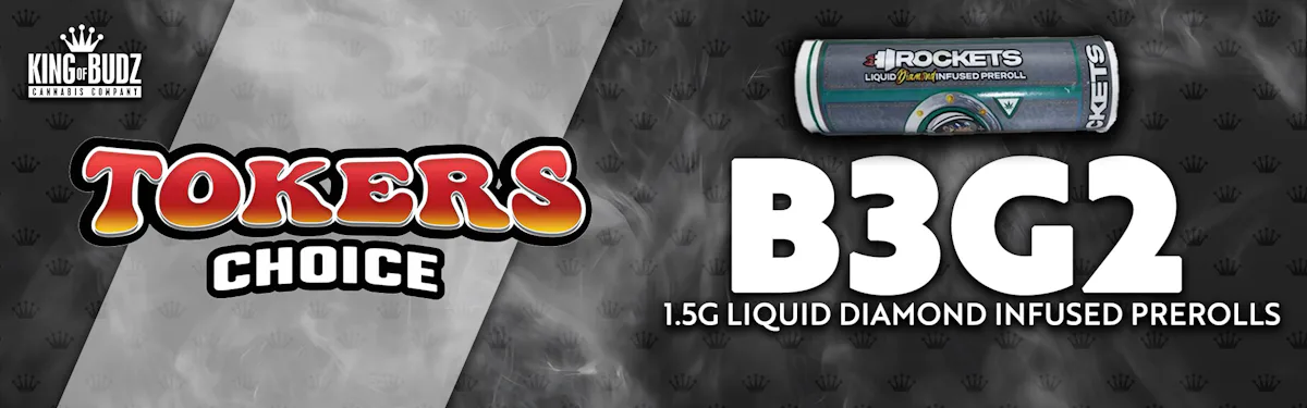 Tokers Choice - 1.5g Liquid Diamond Infused Rocket - B3G2