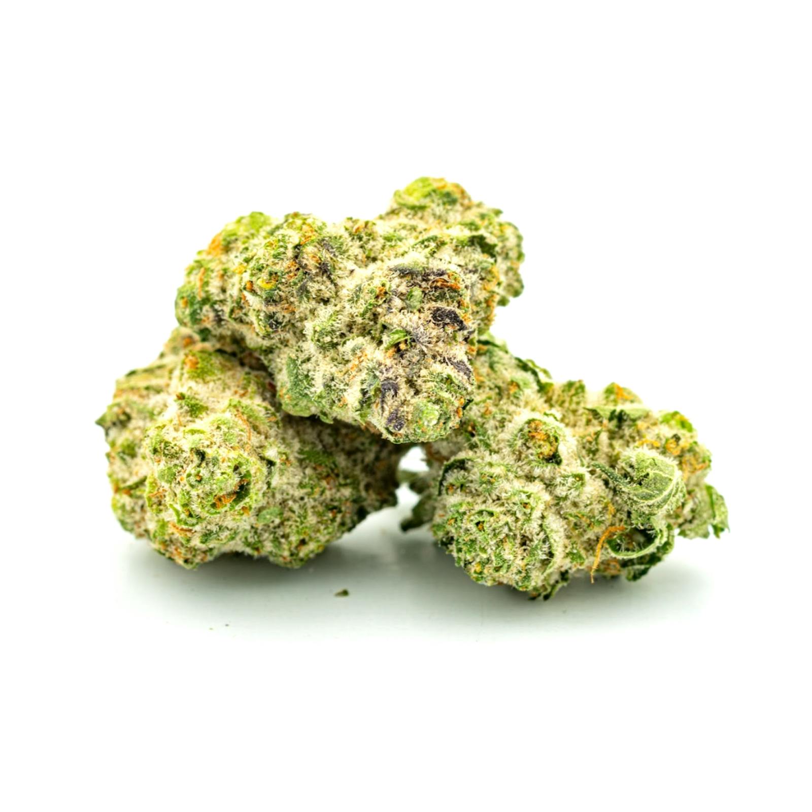 Named for its iconic aroma of garlic and skunk, Garlic Mints is a cross of the iconic GMO with Animal Mints Bx1. Reported to offer strong indica effects for relieving pain, inflammation, stress and anxiety, this strain is perfect for a night of relaxation. Brought to us by Cabin Fever Seed Breeders.
