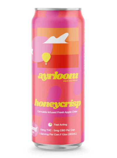 Ayrloom - 10mg THC 5mg CBD Infused Beverage - Honey Crisp - EDIBLES by ayrloom at King of Budz