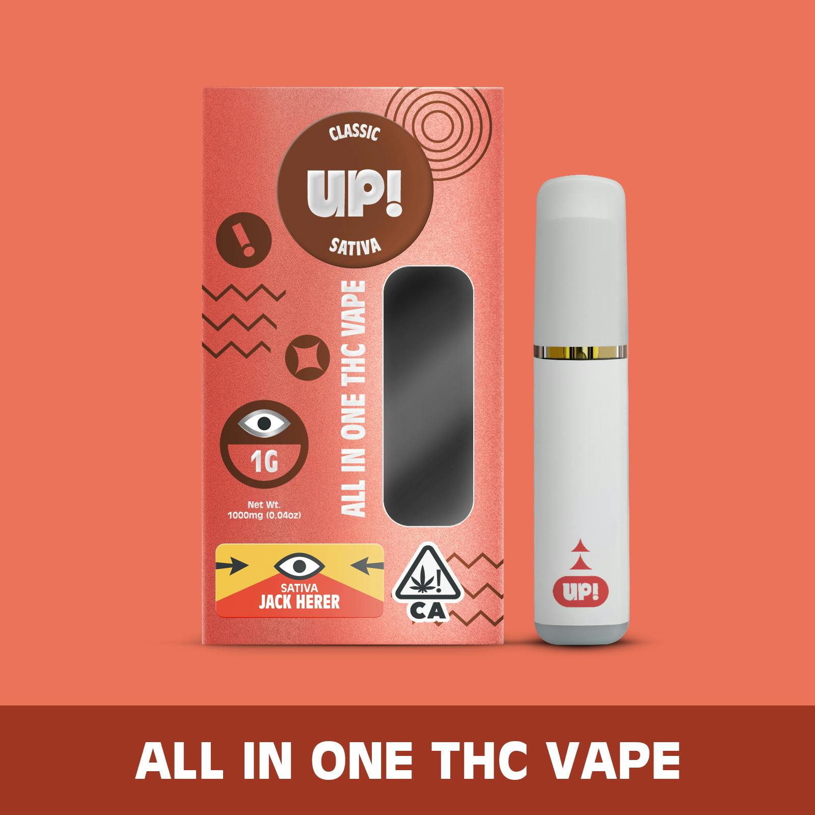 【Sativa】 Jack Herer 1ml CBD 07 THCA Vape Cart 1mL (S) Jack Herer Live Resin - RESTART​ CBD
