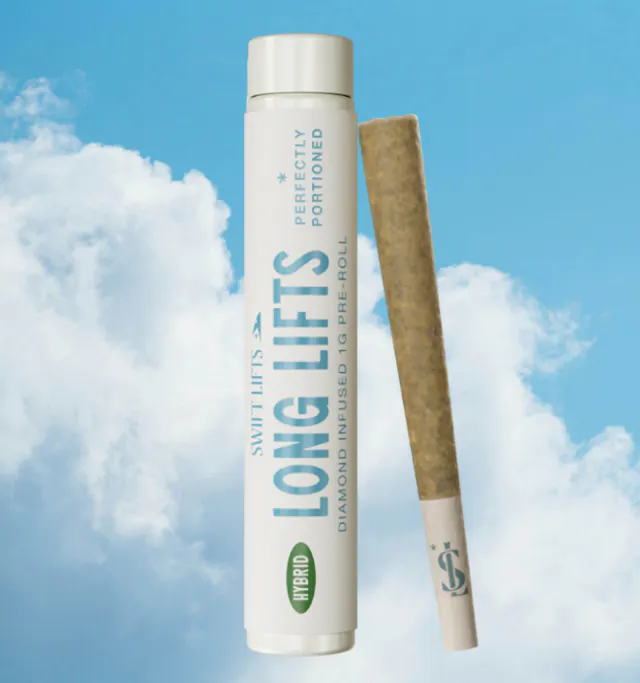 Swift Lifts Long Lifts Diamond Infused Pre-Roll PCG Runtz 1g (hybrid)
