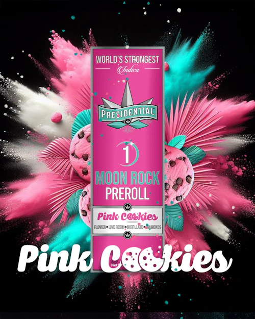 Presidential - 1g Moon Rock Infused Preroll - Pink Cookies