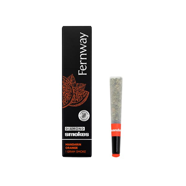 Mandarin Orange - 1g Diamond Infused Pre Roll - Fernway