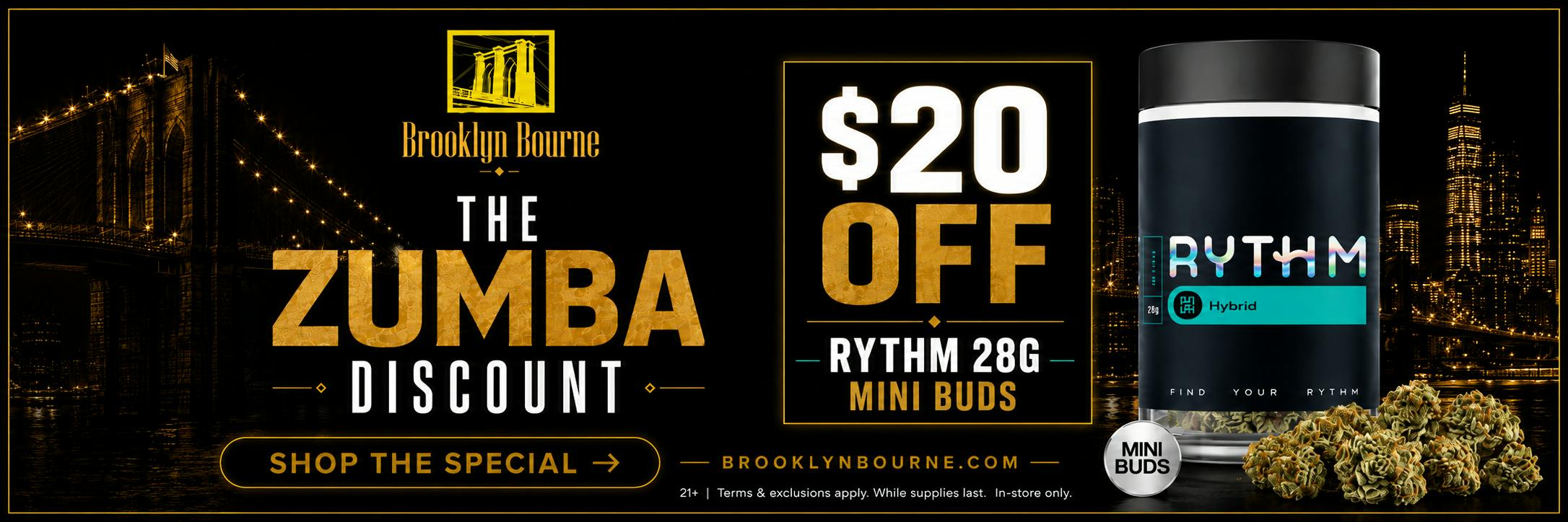 ZUMBA DISCOUNT $20 OFF RYTHM