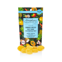 Product Tropical Fruit Sour | 1:1 CBD:THC Gummies 20pk