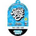 Super Fog: CBD:CBG 1:1:1 Chill Out (Blue Raspberry) - Vibes Disposable Cartridge