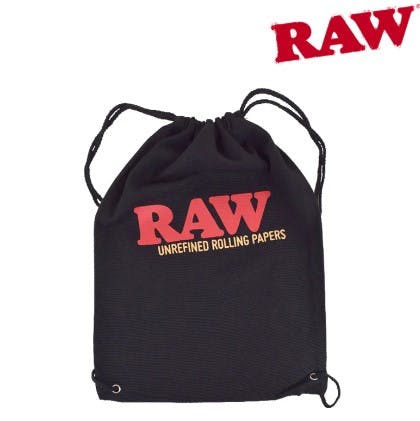 RAW | Drawstring Bag - Black or Tan