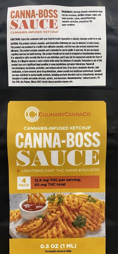 Product CUL Canna-Boss Sauce - Ketchup 50mg (4pk)