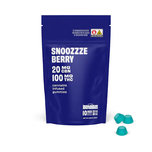 5:1 Snoozzzeberry + CBN | Gummies | 10 pack | 20mg CBN/100mg THC-1