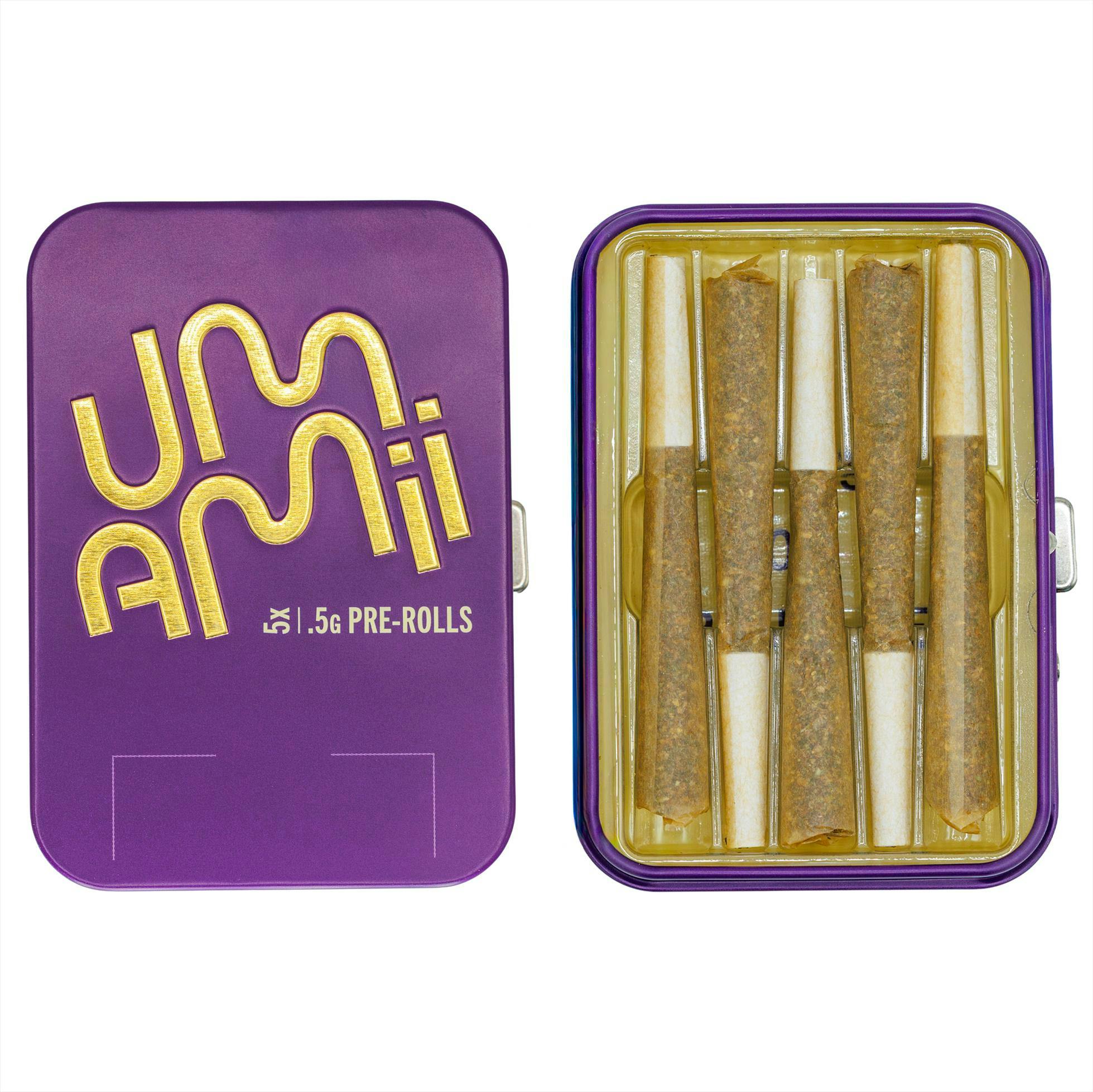 Now & Laterz | Hash-Infused Pre-Roll 5pk | 2.5g by Umamii | Buy