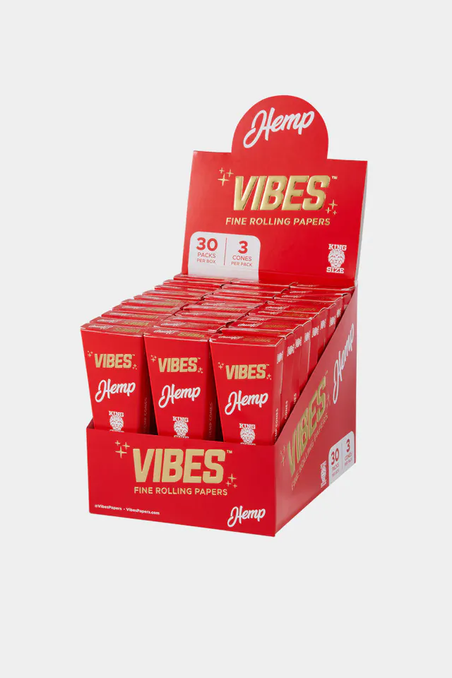 Rolling Supplies Vibes Cones King Sized (papers rolling supplies)