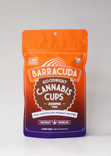 Barracuda - 200mg THC : 50mg CBN Cups - Milk Chocolate Peanut Butter